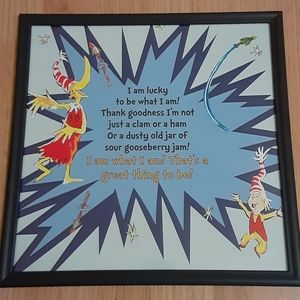 Dr. Seuss Framed Wall Art #1 - New